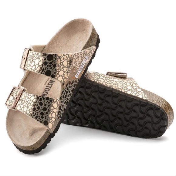 ARRIVED💥BIRKENSTOCK Arizona Metallic Stone Copper - Picture 3 of 8